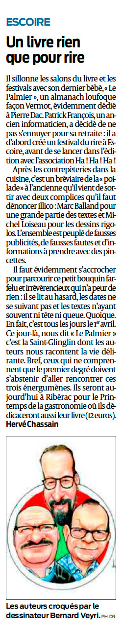 Sud-Ouest 22 avril 2017